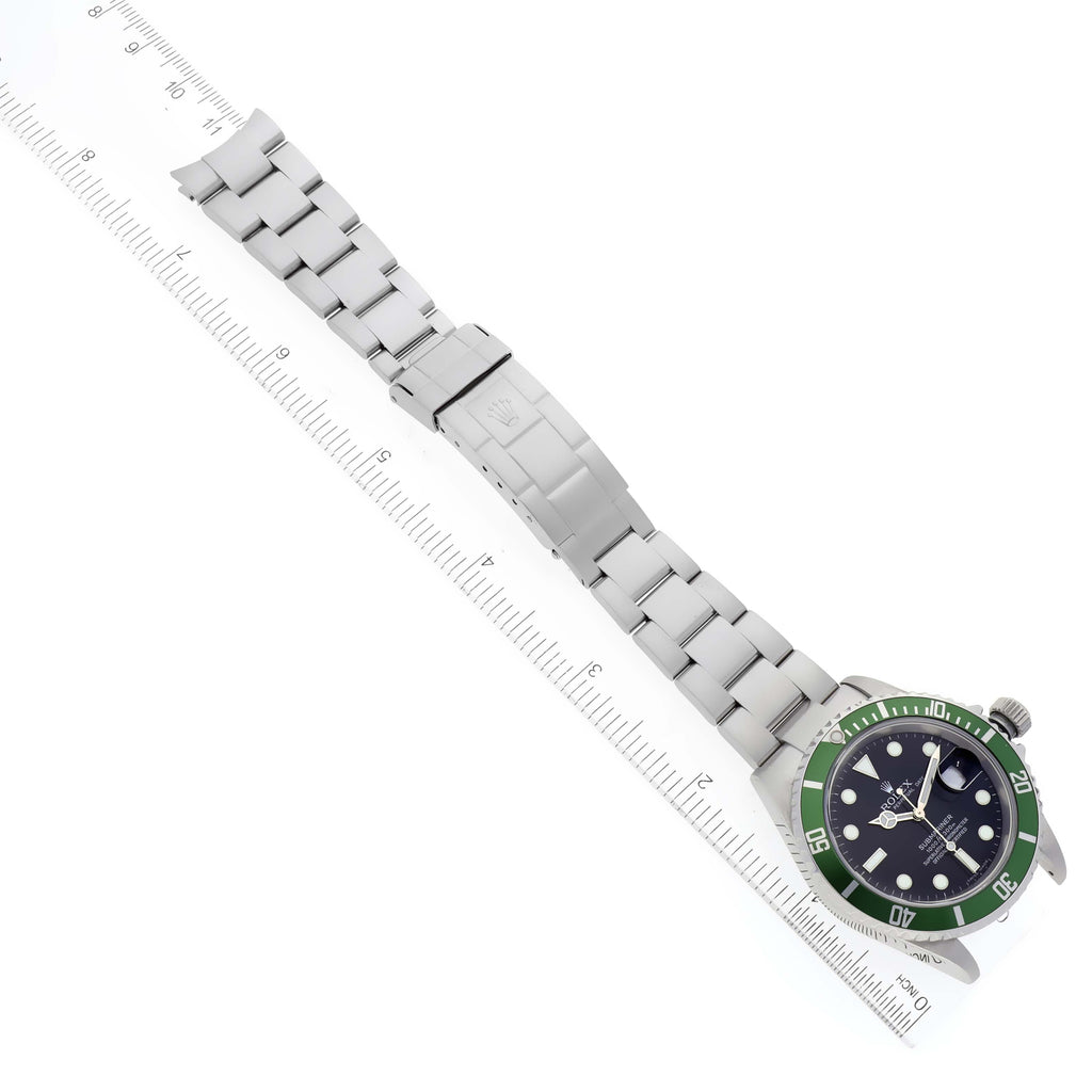 Rolex Submariner Green 50th Anniversary Watch 16610LV