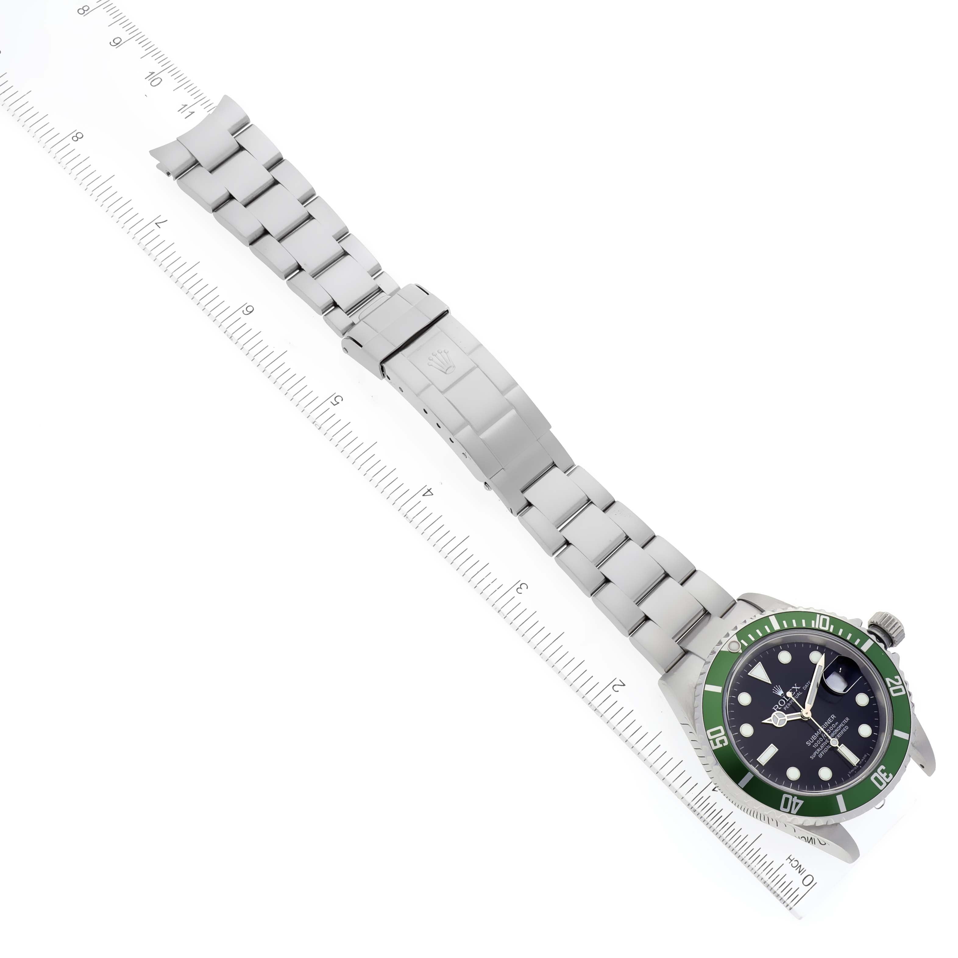 Rolex Submariner Green 50th Anniversary Watch 16610LV