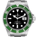 Rolex Submariner Green Kermit 50th Anniversary Steel Mens Watch 16610LV