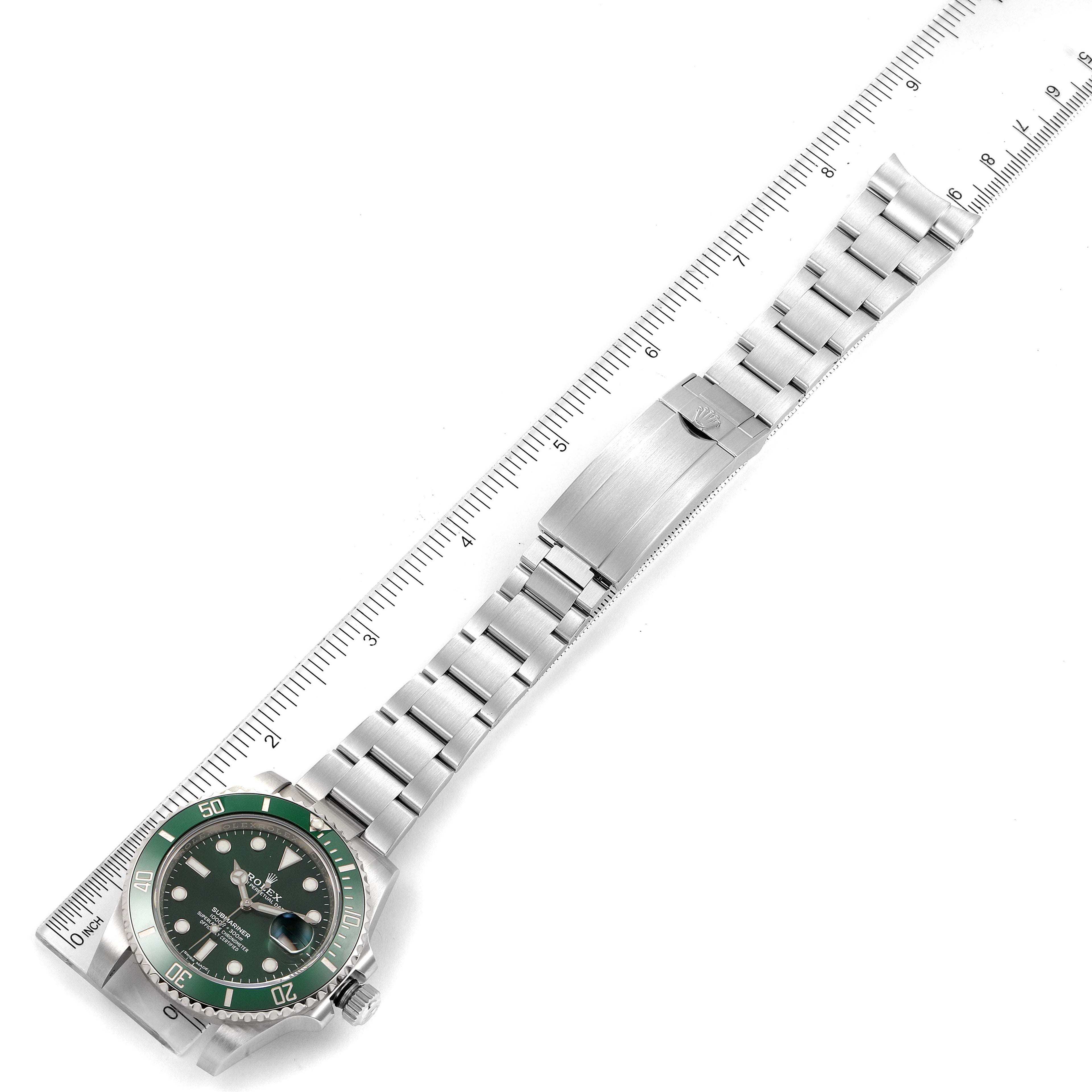 Rolex Submariner Hulk Green Dial Bezel Steel Mens Watch 116610