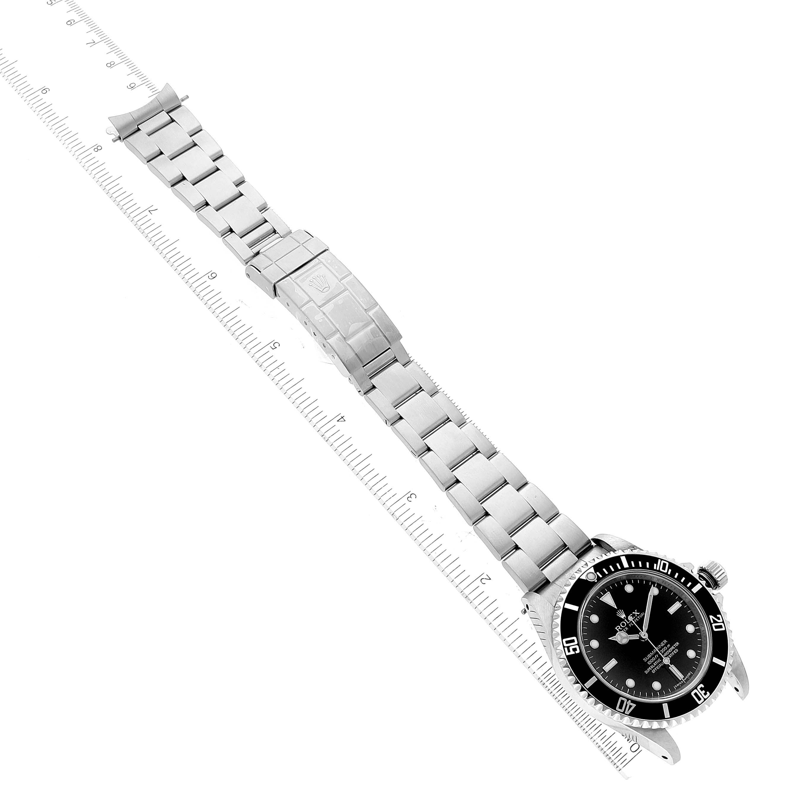 Rolex Submariner No Date 40mm 4 Lines Steel Mens Watch 14060M