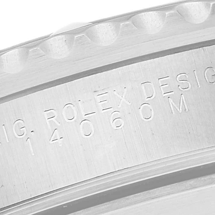 Rolex Submariner No Date 40mm 4 Lines Steel Mens Watch 14060 Box Card