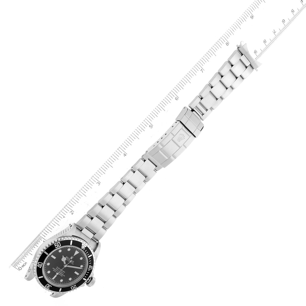 Rolex Submariner No Date 40mm 4 Lines Steel Mens Watch 14060M Box Card