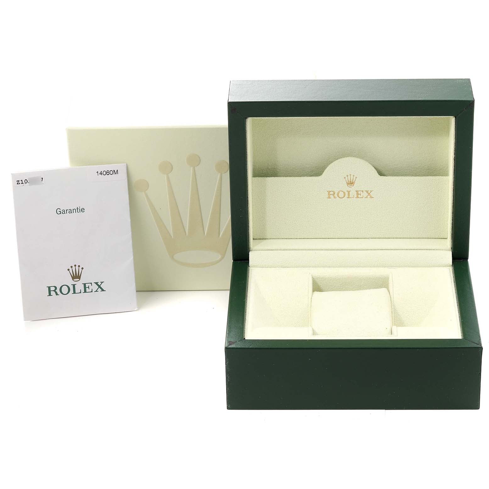 Rolex Submariner No Date 40mm 4 Liner Steel Mens Watch 14060 Unworn