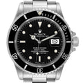Rolex Submariner Spider Web Dial Steel Vintage Mens Watch 168000