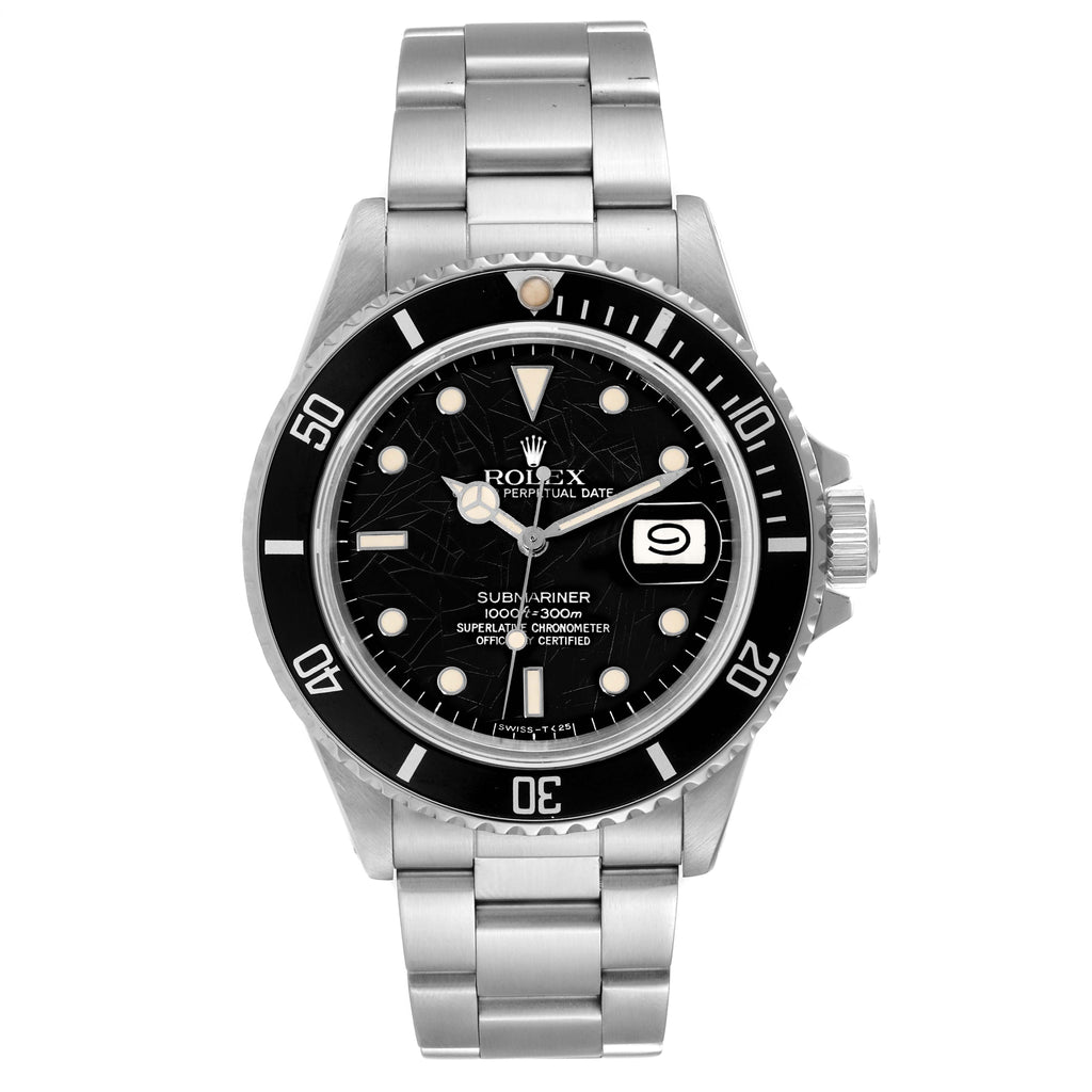 Rolex Submariner Spider Dial Steel Vintage Mens Watch 16800