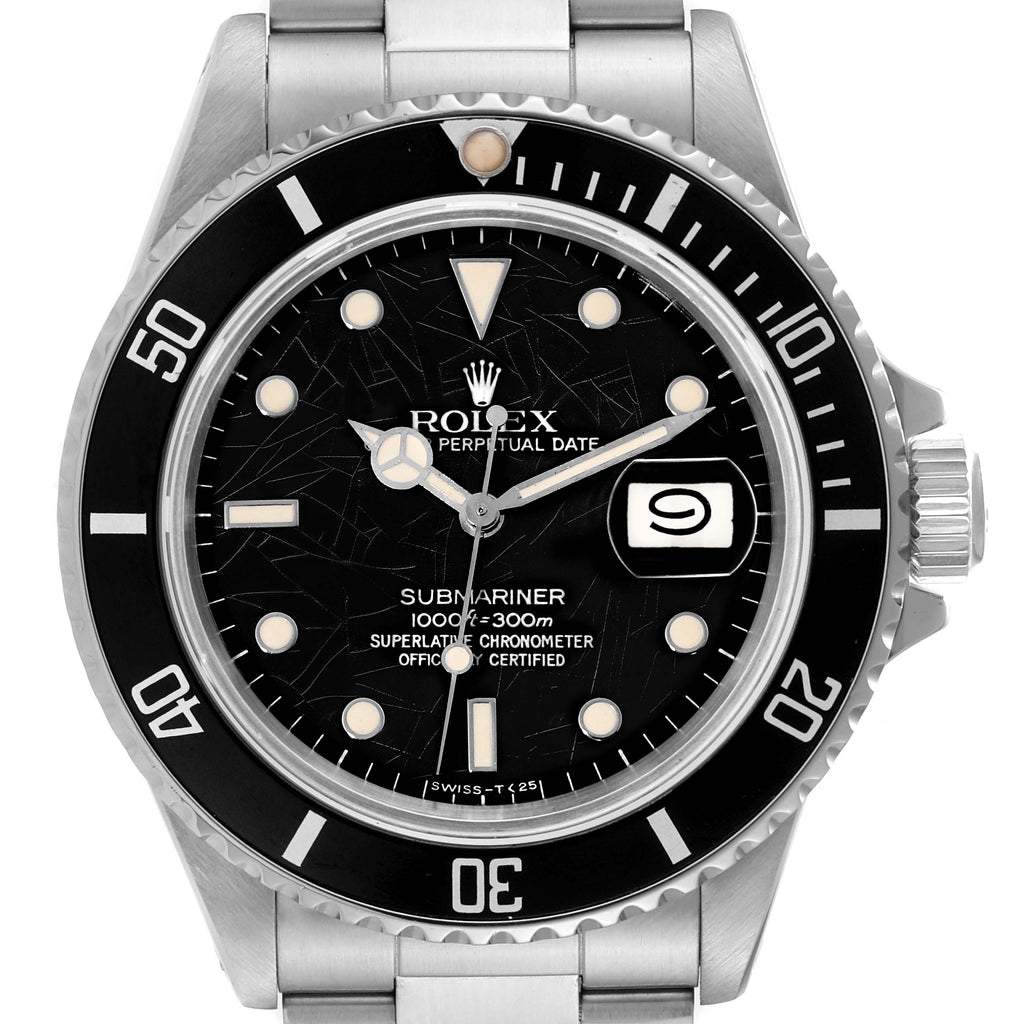 Rolex Submariner Spider Dial Steel Vintage Mens Watch 16800