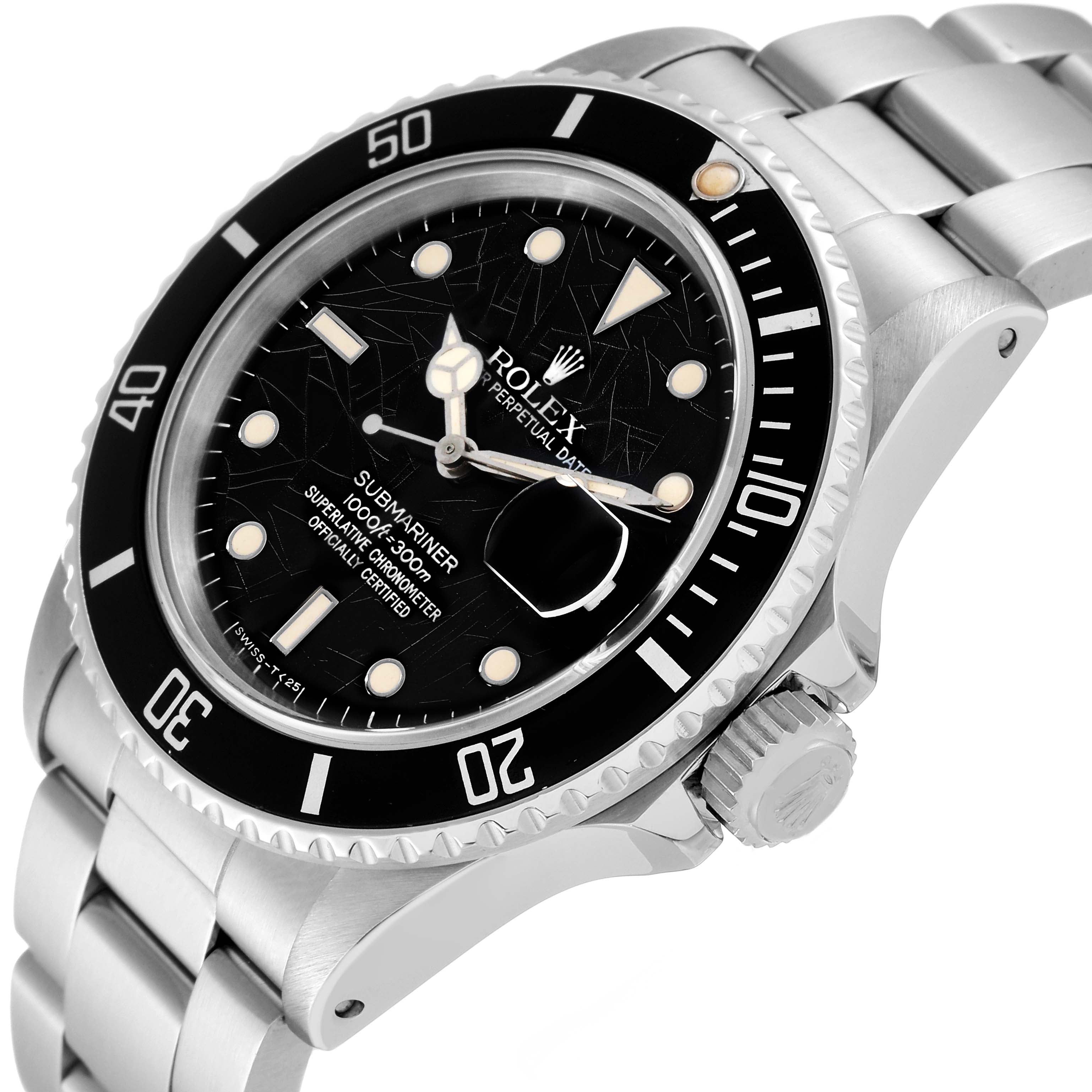 Rolex Submariner Spider Dial Steel Vintage Mens Watch 16800