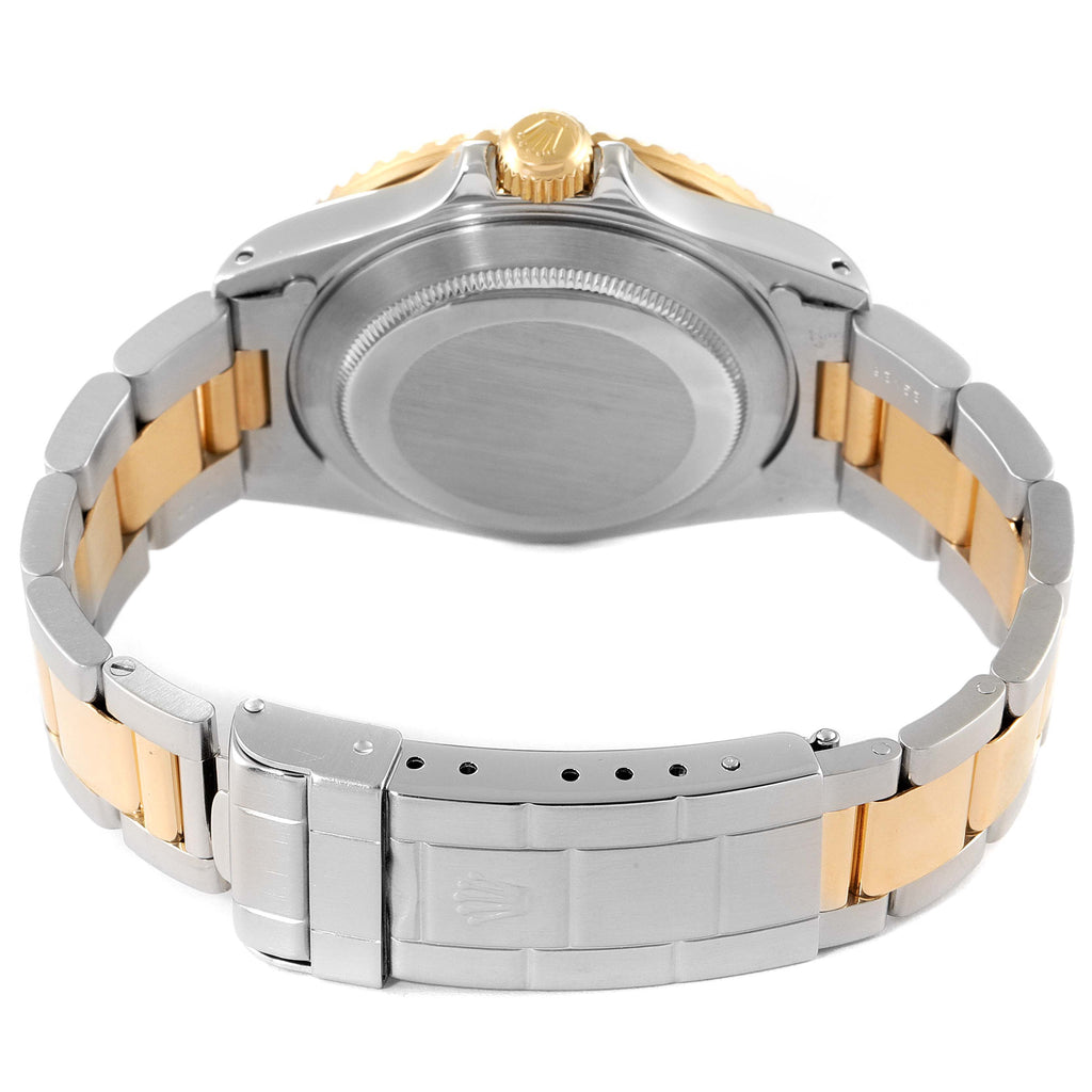 Rolex Submariner Steel 18K Yellow Gold Blue Dial Mens Watch 16803