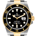 Rolex Submariner Steel Yellow Gold Black Dial Mens Watch 116613 Unworn