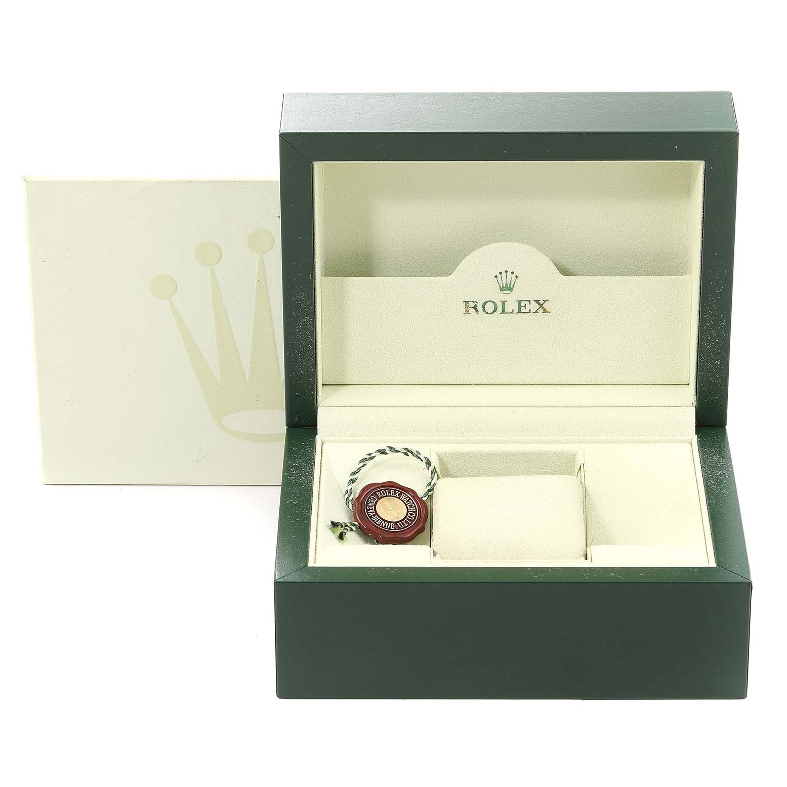 Rolex Submariner Steel Yellow Gold Diamond Sapphire Serti Dial Watch 16613