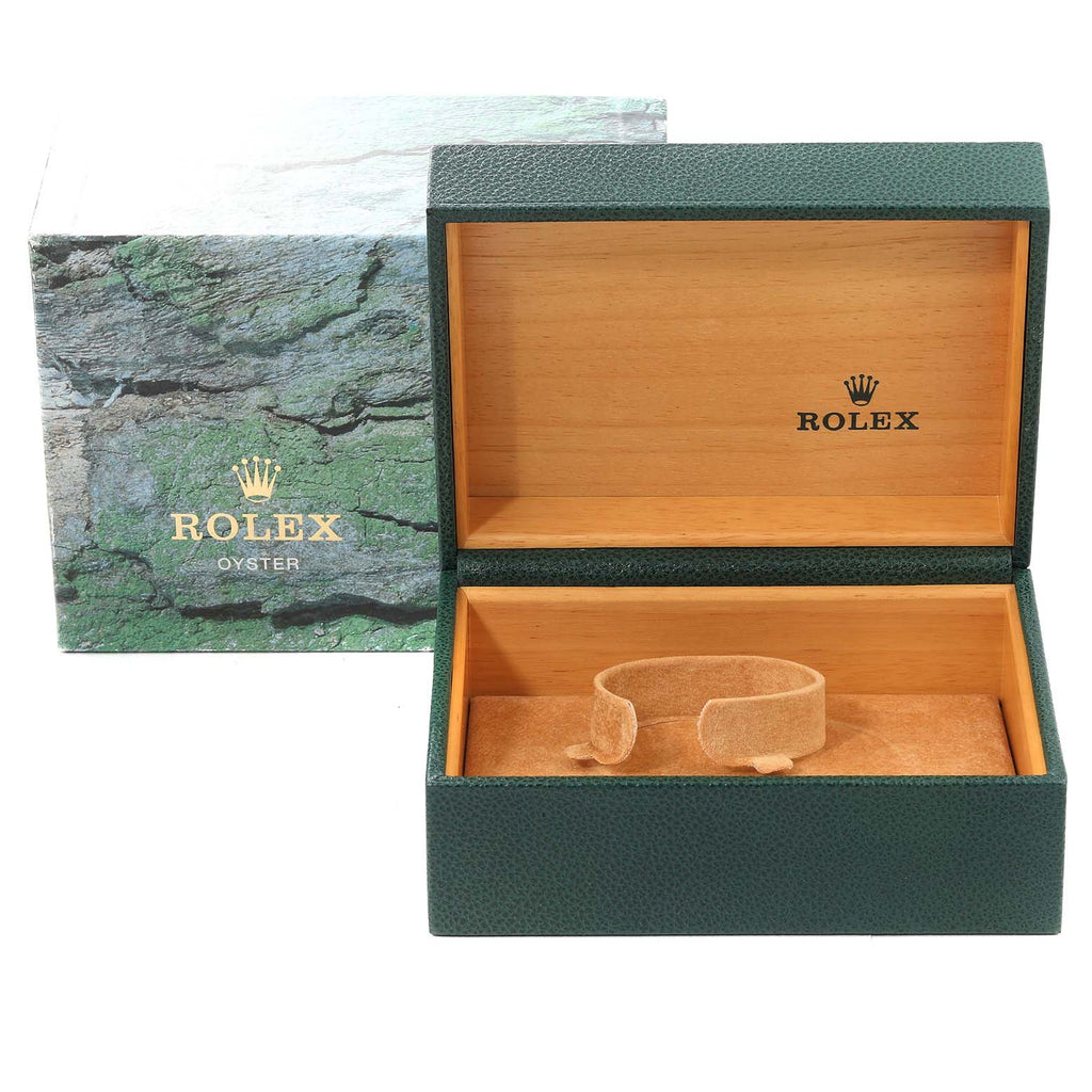Rolex Submariner Steel Yellow Gold Serti Dial Mens Watch 16613