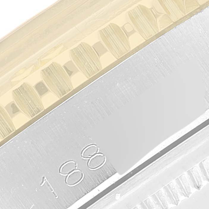 Rolex Turnograph Datejust Steel Yellow Gold Brown Strap Vintage Watch 1625