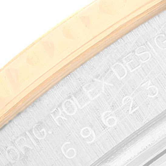 Rolex Yachtmaster 29 mm Steel Yellow Gold White Dial Ladies Watch 69623
