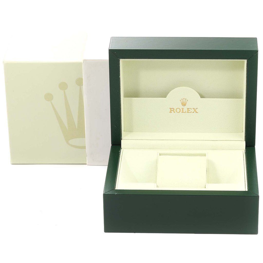 Rolex Yachtmaster 29 Steel Platinum Dial Bezel Ladies Watch 169622 Box