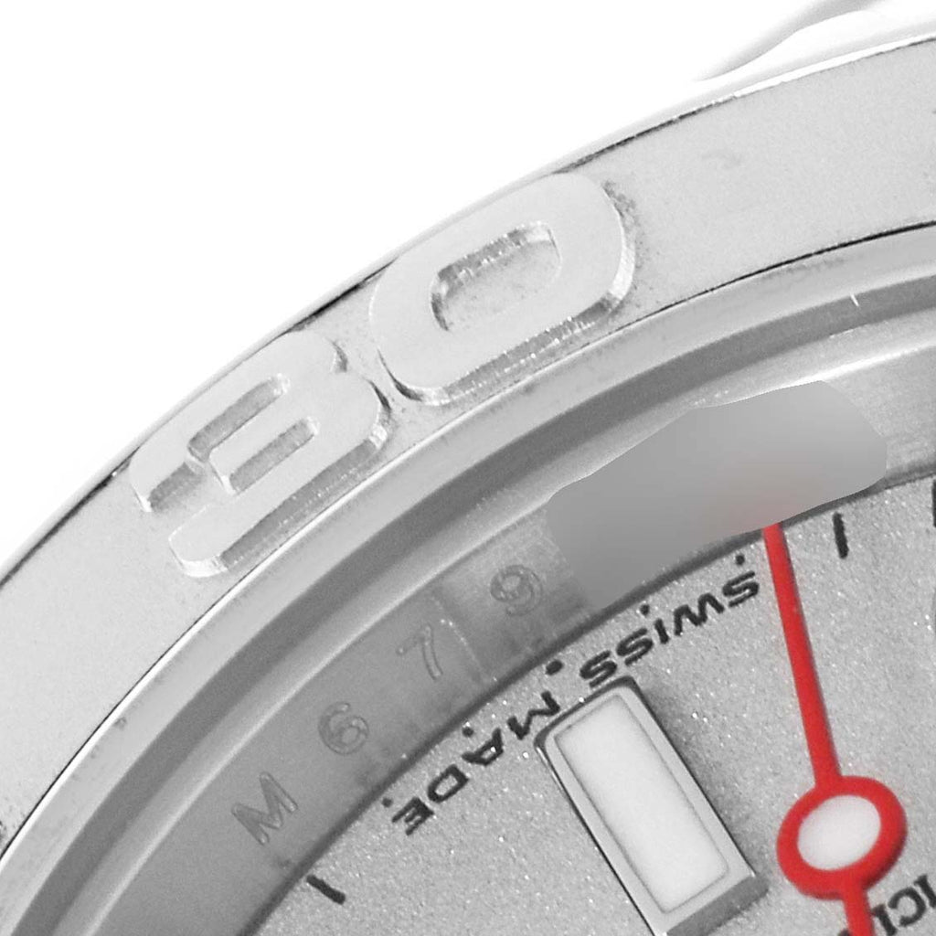 Rolex Yachtmaster 29 Steel Platinum Dial Bezel Ladies Watch 169622 Box