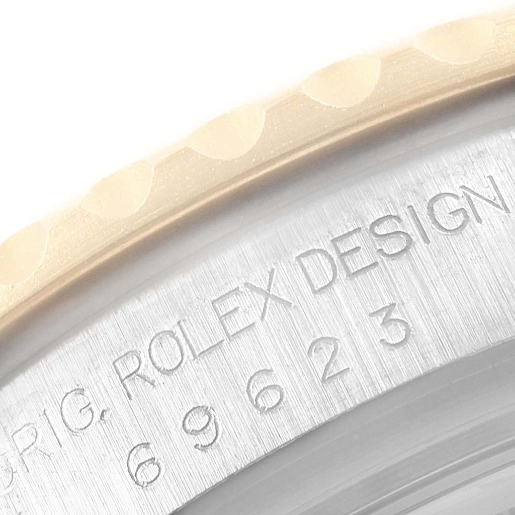 Rolex Yachtmaster 29mm White Dial Steel Yellow Gold Watch 69623 Box Papers
