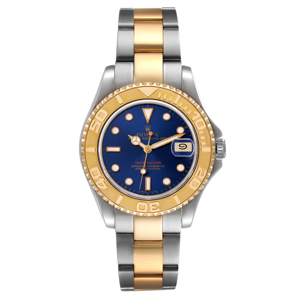 Rolex Yachtmaster 35 Midsize Steel Yellow Gold Unisex Watch 68623