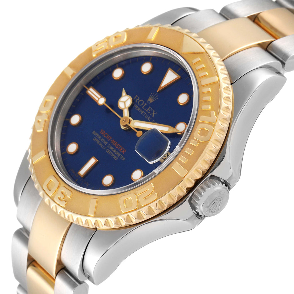 Rolex Yachtmaster 35 Midsize Steel Yellow Gold Unisex Watch 68623