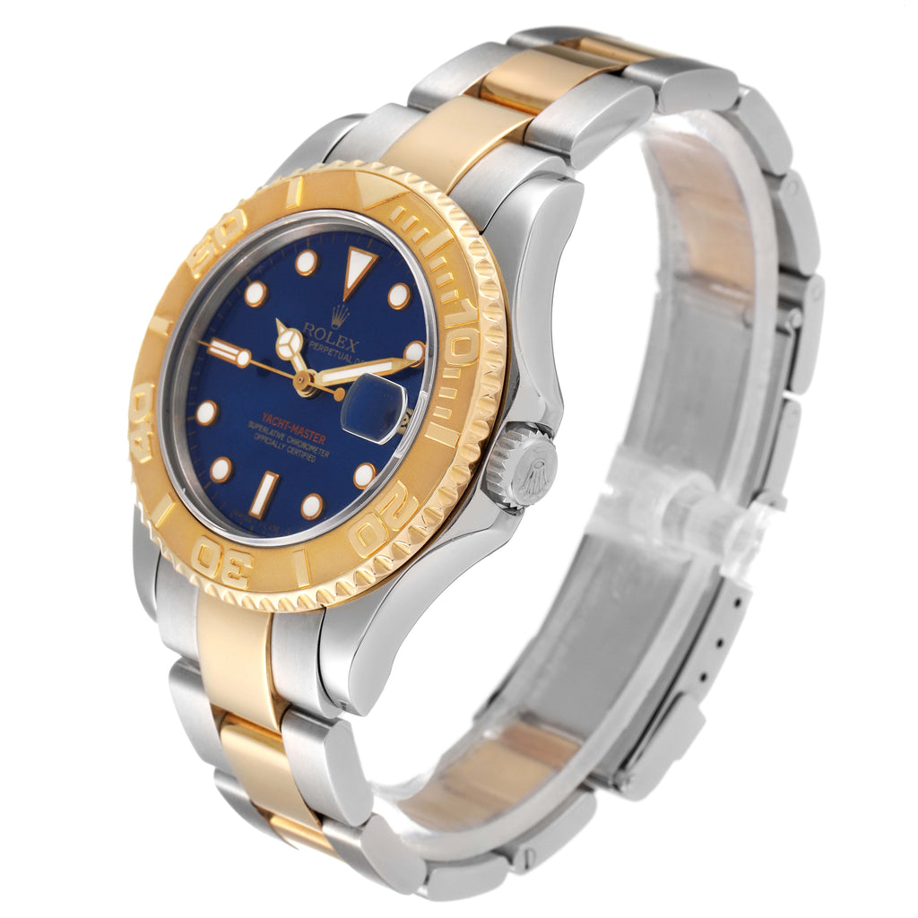 Rolex Yachtmaster 35 Midsize Steel Yellow Gold Unisex Watch 68623