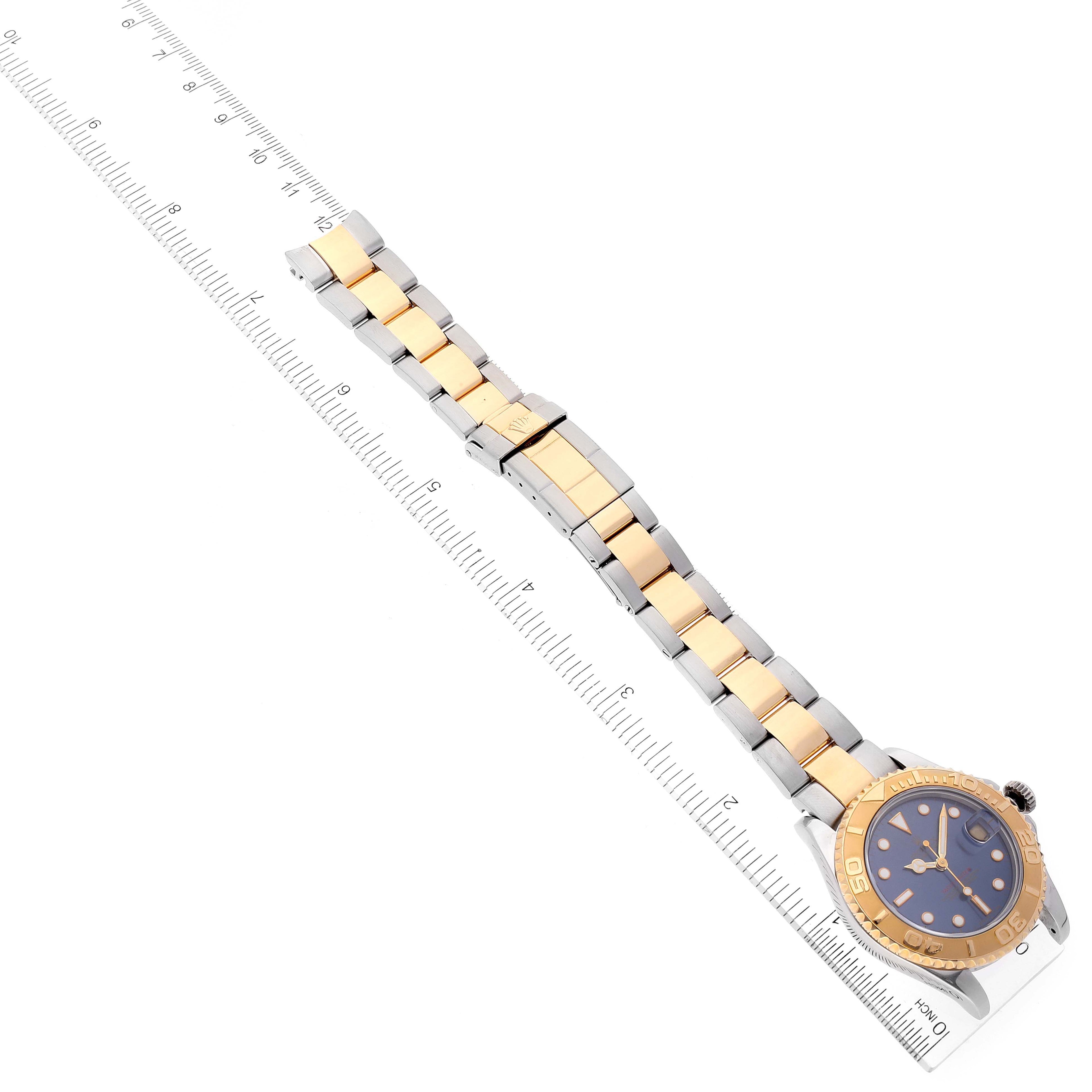 Rolex Yachtmaster 35 Midsize Steel Yellow Gold Unisex Watch 68623