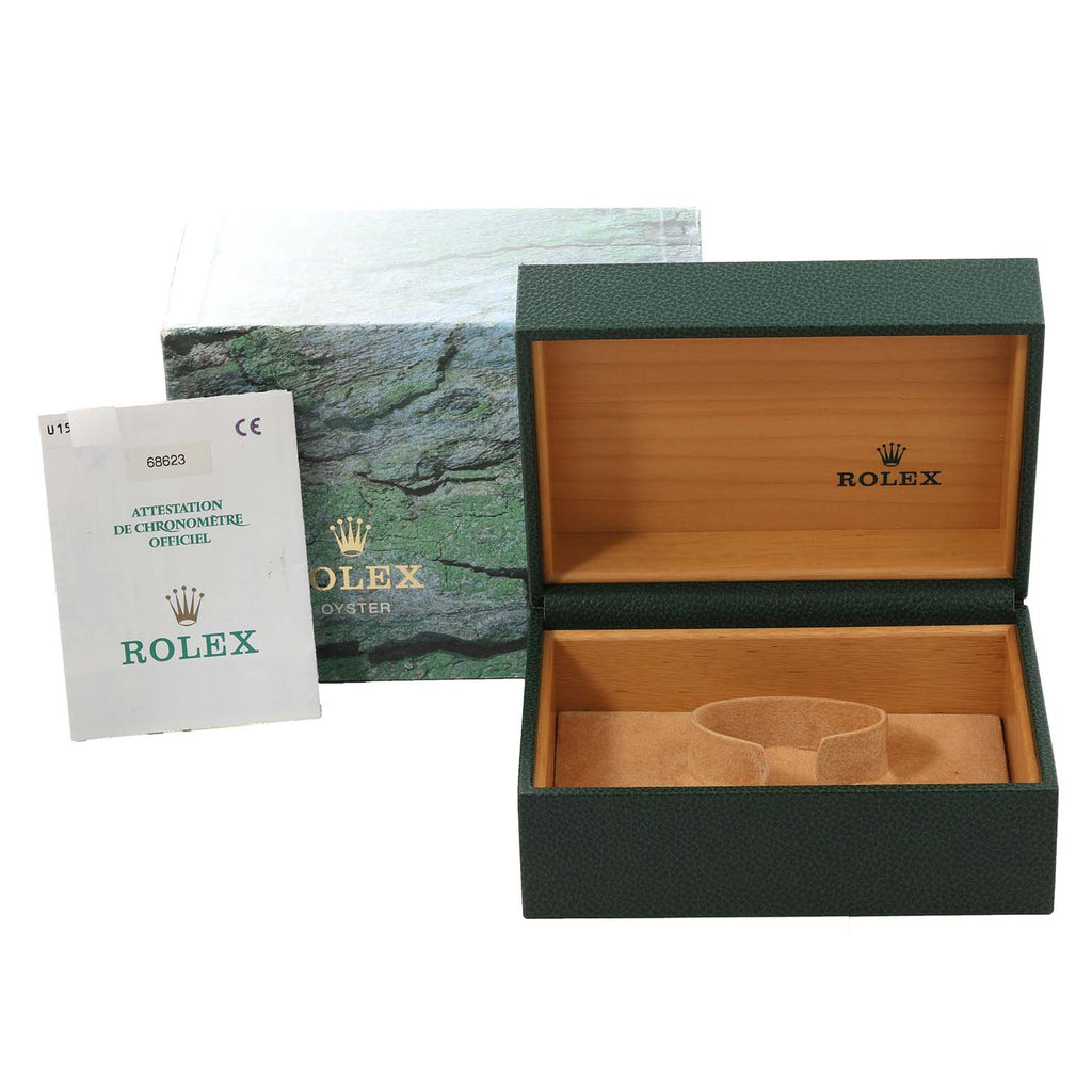 Rolex Yachtmaster 35 Midsize Steel Yellow Gold Mens Watch 68623 Box Papers