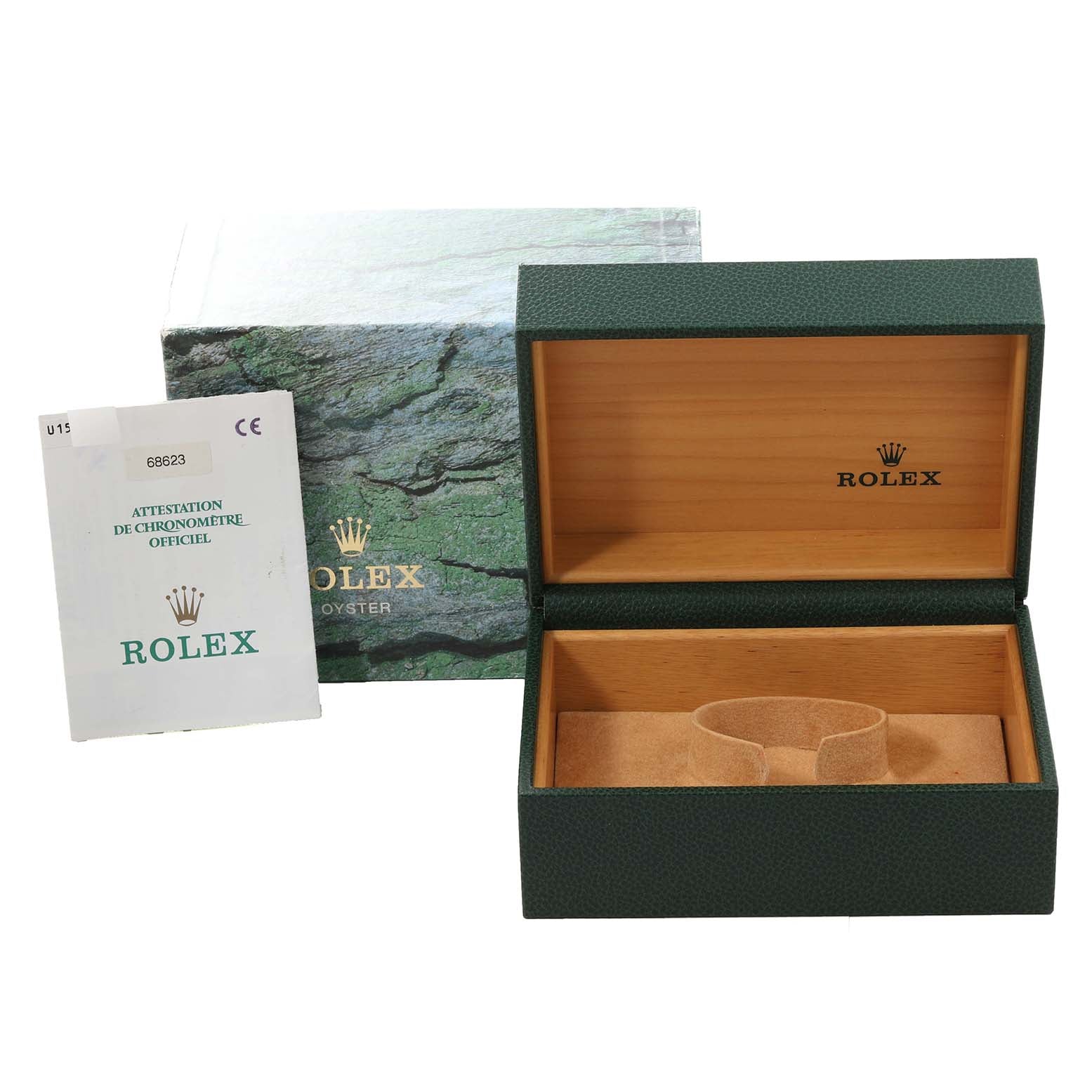 Rolex Yachtmaster 35 Midsize Steel Yellow Gold Mens Watch 68623 Box Papers