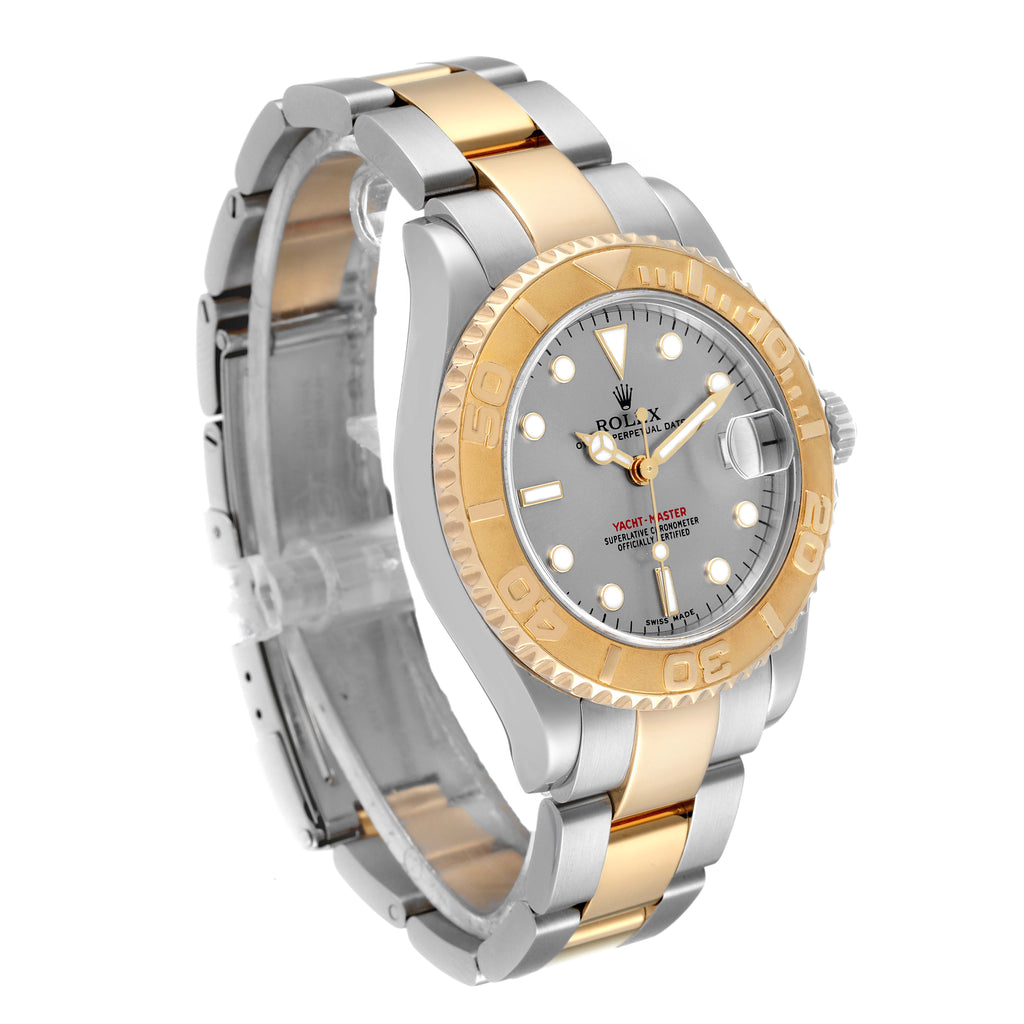 Rolex Yachtmaster 35 Midsize Steel Yellow Gold Watch 168623