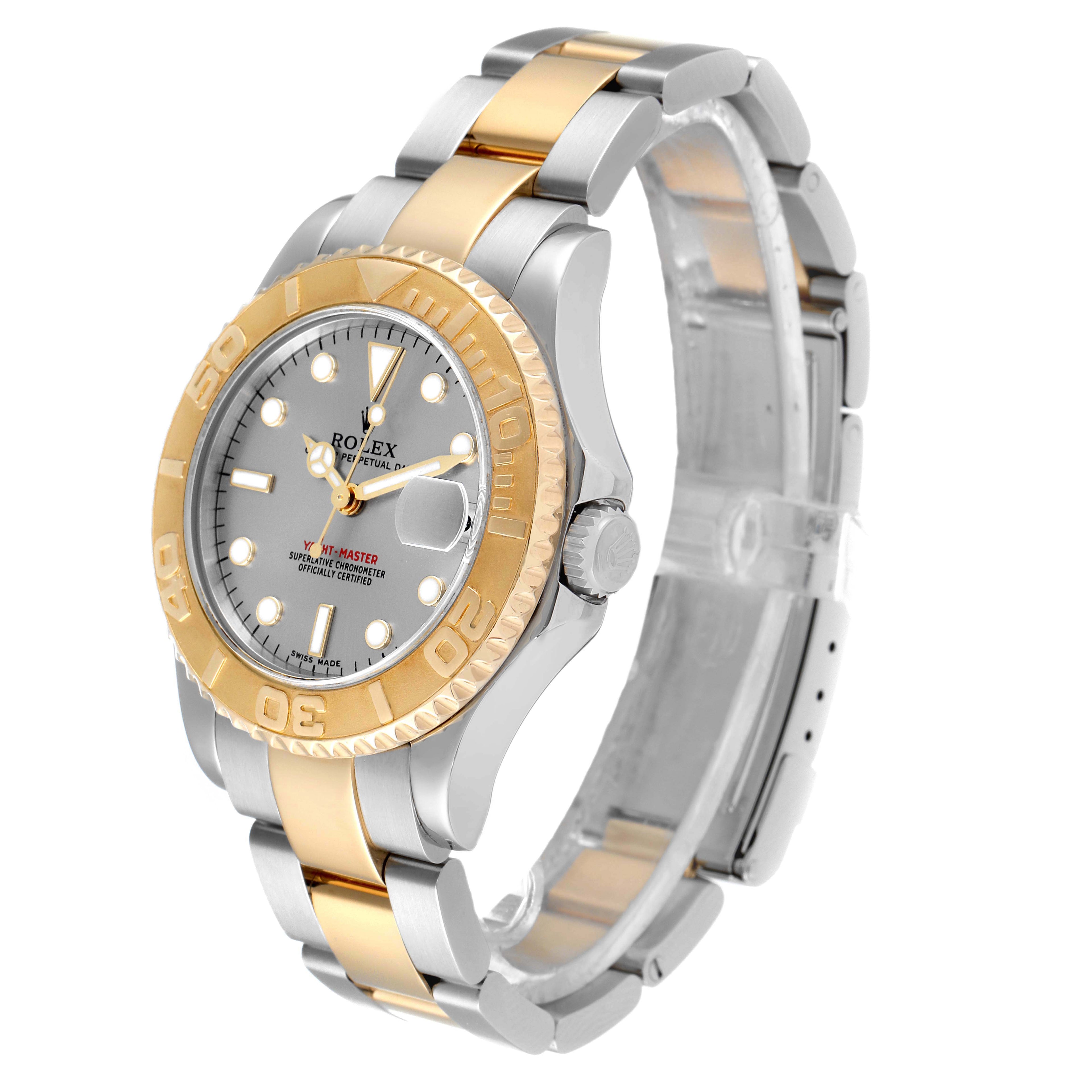Rolex Yachtmaster 35 Midsize Steel Yellow Gold Watch 168623