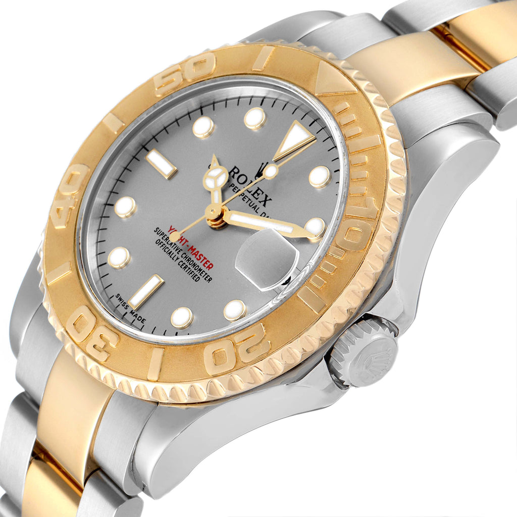 Rolex Yachtmaster 35 Midsize Steel Yellow Gold Watch 168623