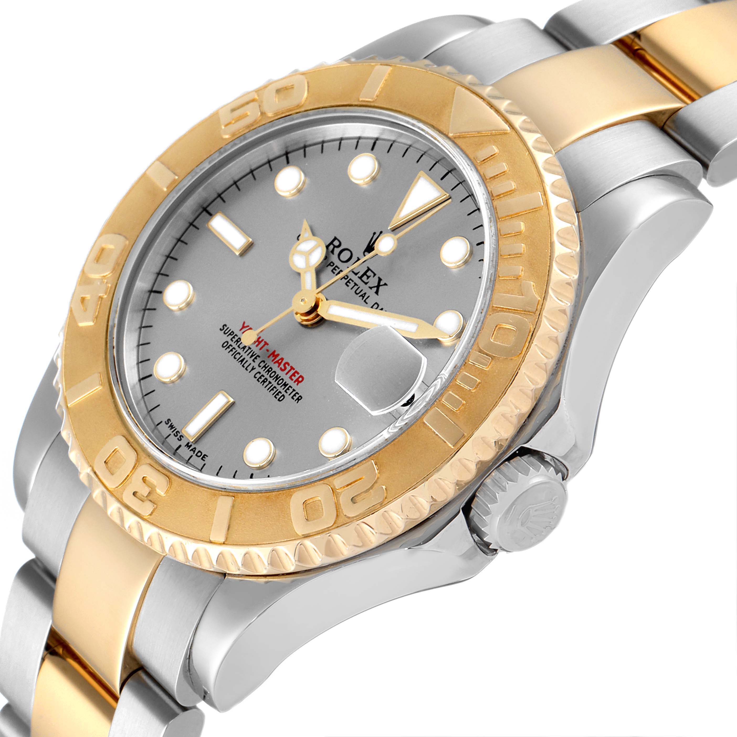 Rolex Yachtmaster 35 Midsize Steel Yellow Gold Watch 168623