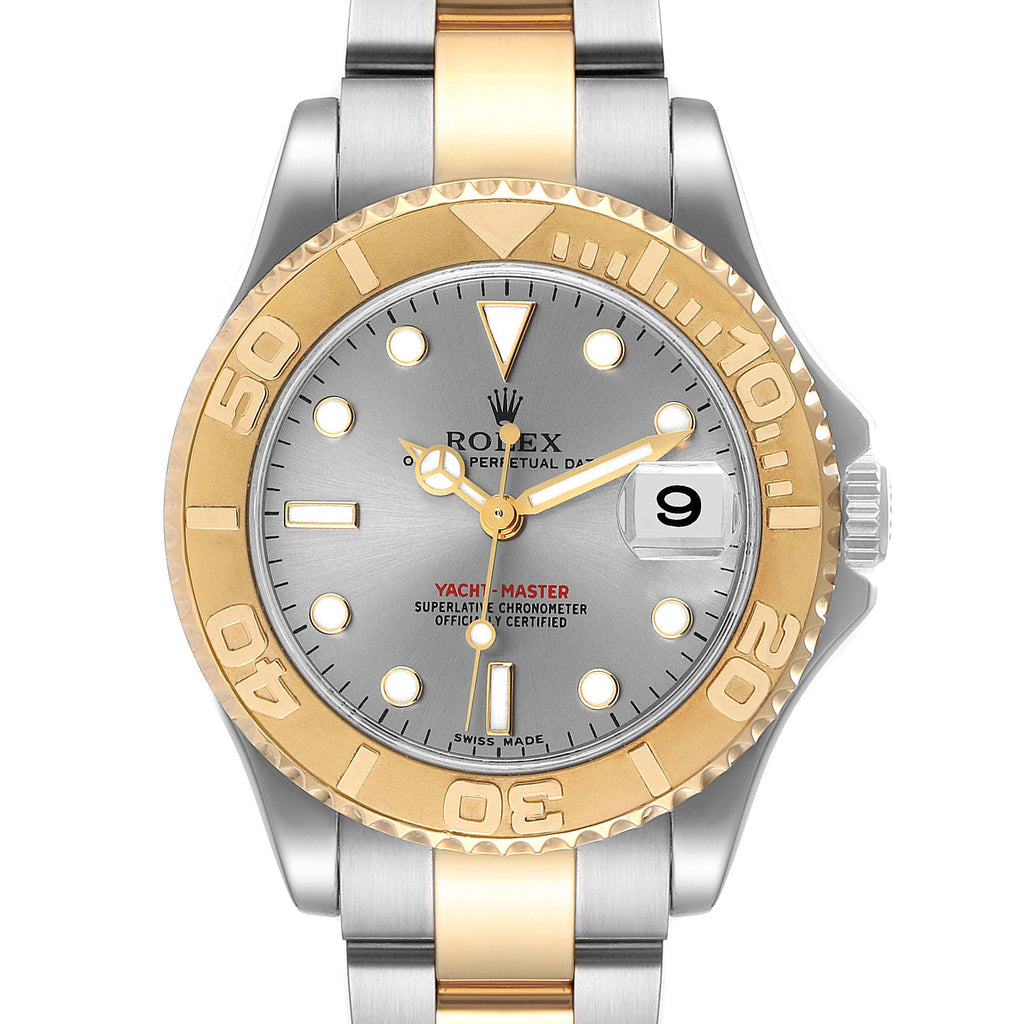Rolex Yachtmaster 35 Midsize Steel Yellow Gold Watch 168623