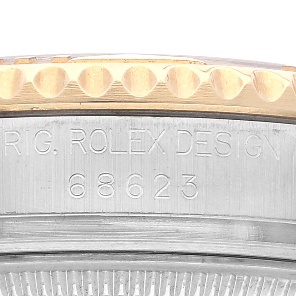 Rolex Yachtmaster 35 Midsize Steel Yellow Gold White Dial Mens Watch 68623