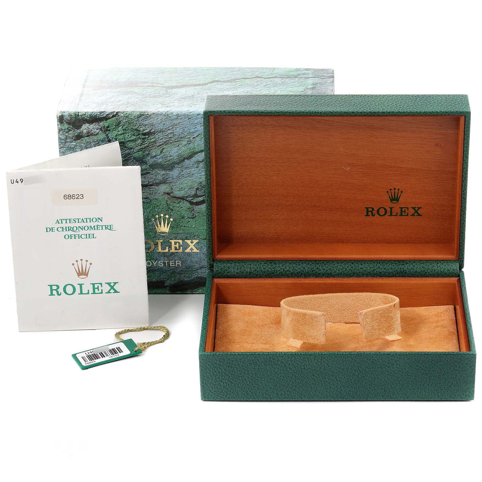 Rolex Yachtmaster 35 Midsize Steel Yellow Gold White Dial Watch 68623 Box Papers