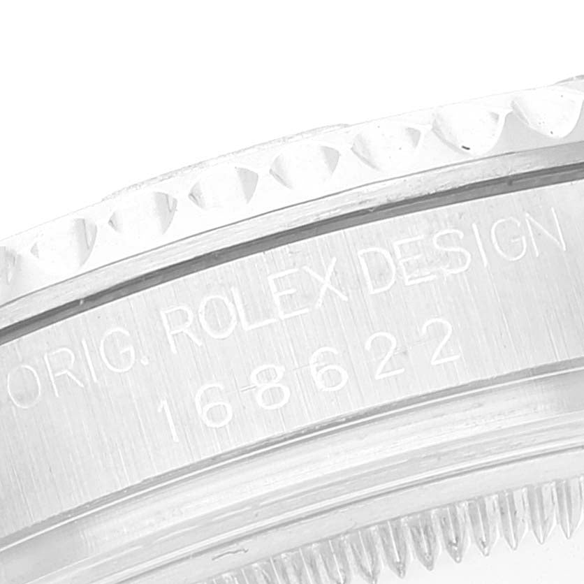 Rolex Yachtmaster 35mm Midsize Steel Platinum Mens Watch 168622