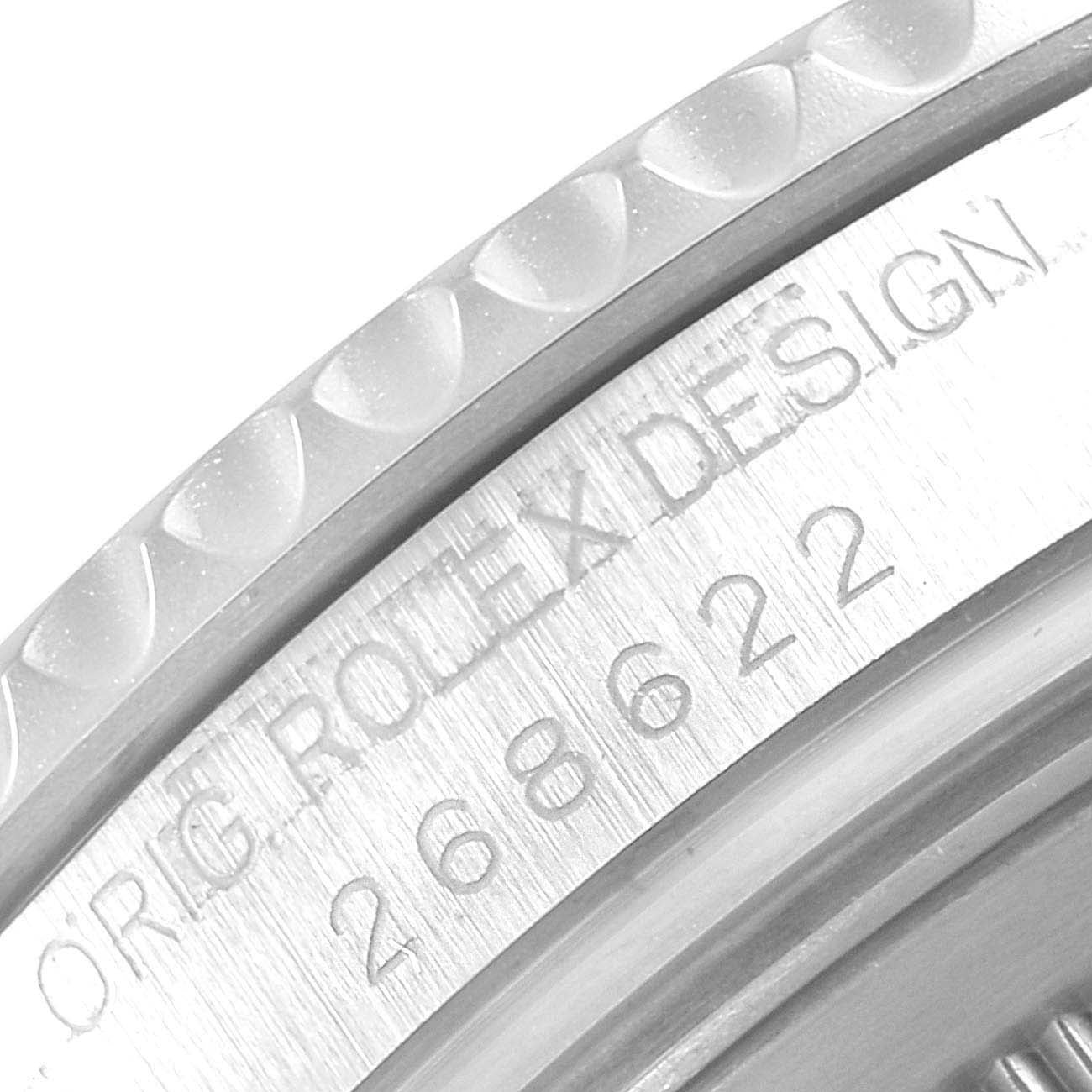 Rolex Yachtmaster 37 Midsize Steel Platinum Mens Watch 268622 Box Card