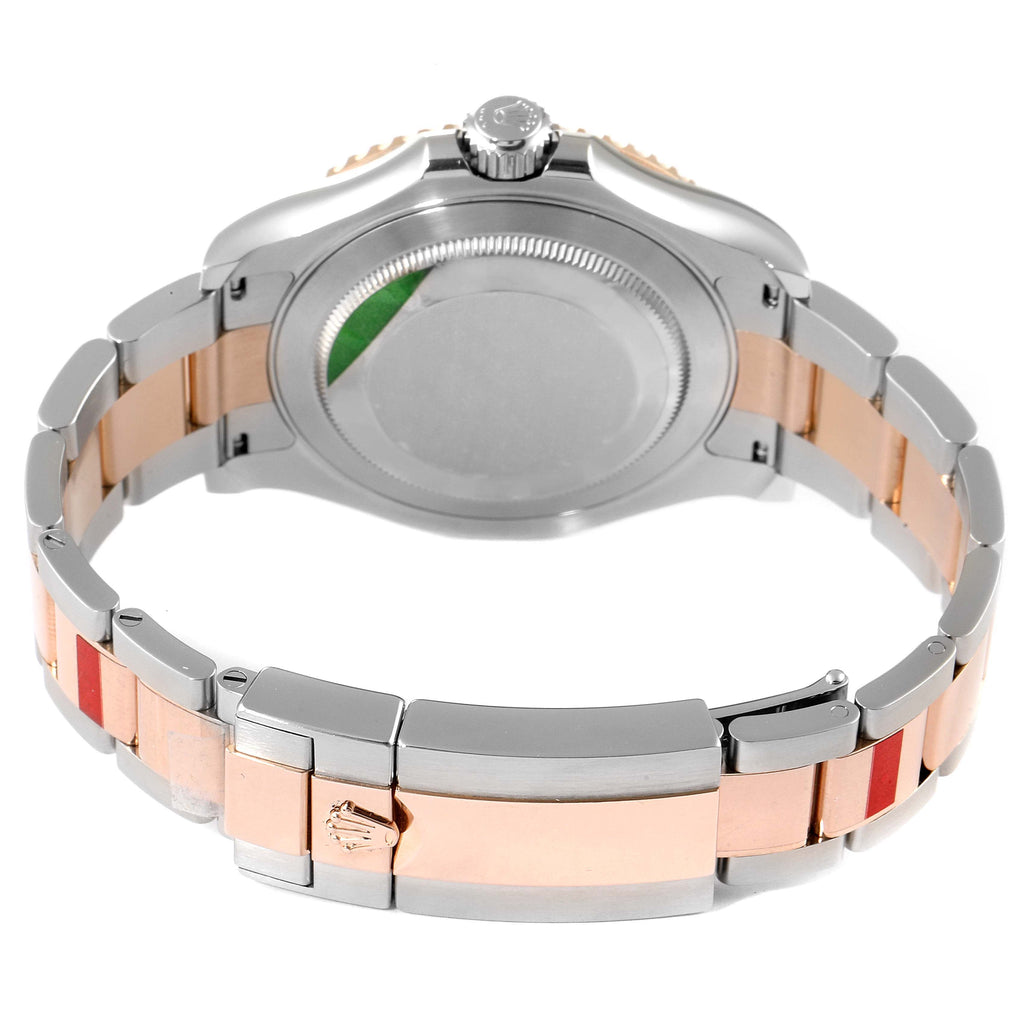 Rolex Yachtmaster 40 Everose Gold Steel Black Dial Mens Watch 116621 Unworn