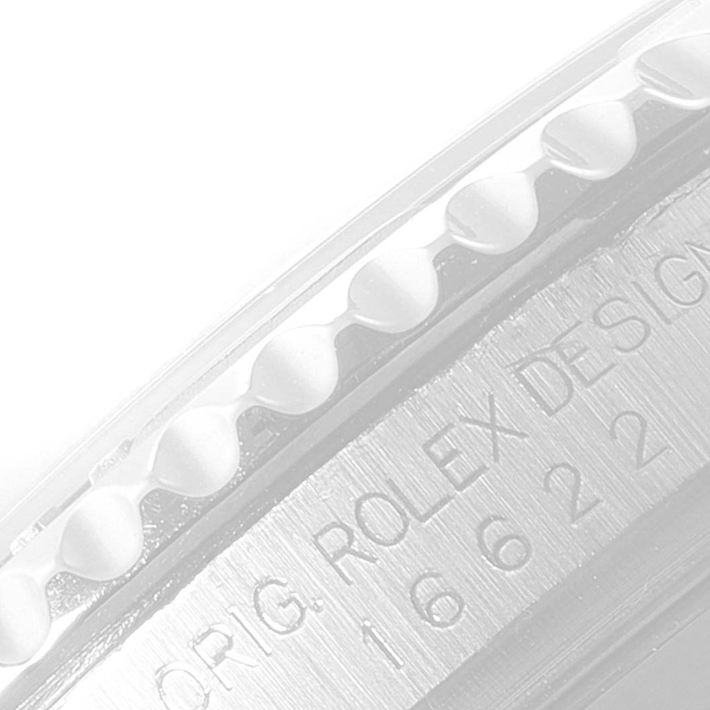 Rolex Yachtmaster 40 Steel Platinum Dial Bezel Mens Watch 16622