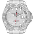 Rolex Yachtmaster 40 Steel Platinum Dial Bezel Mens Watch 16622