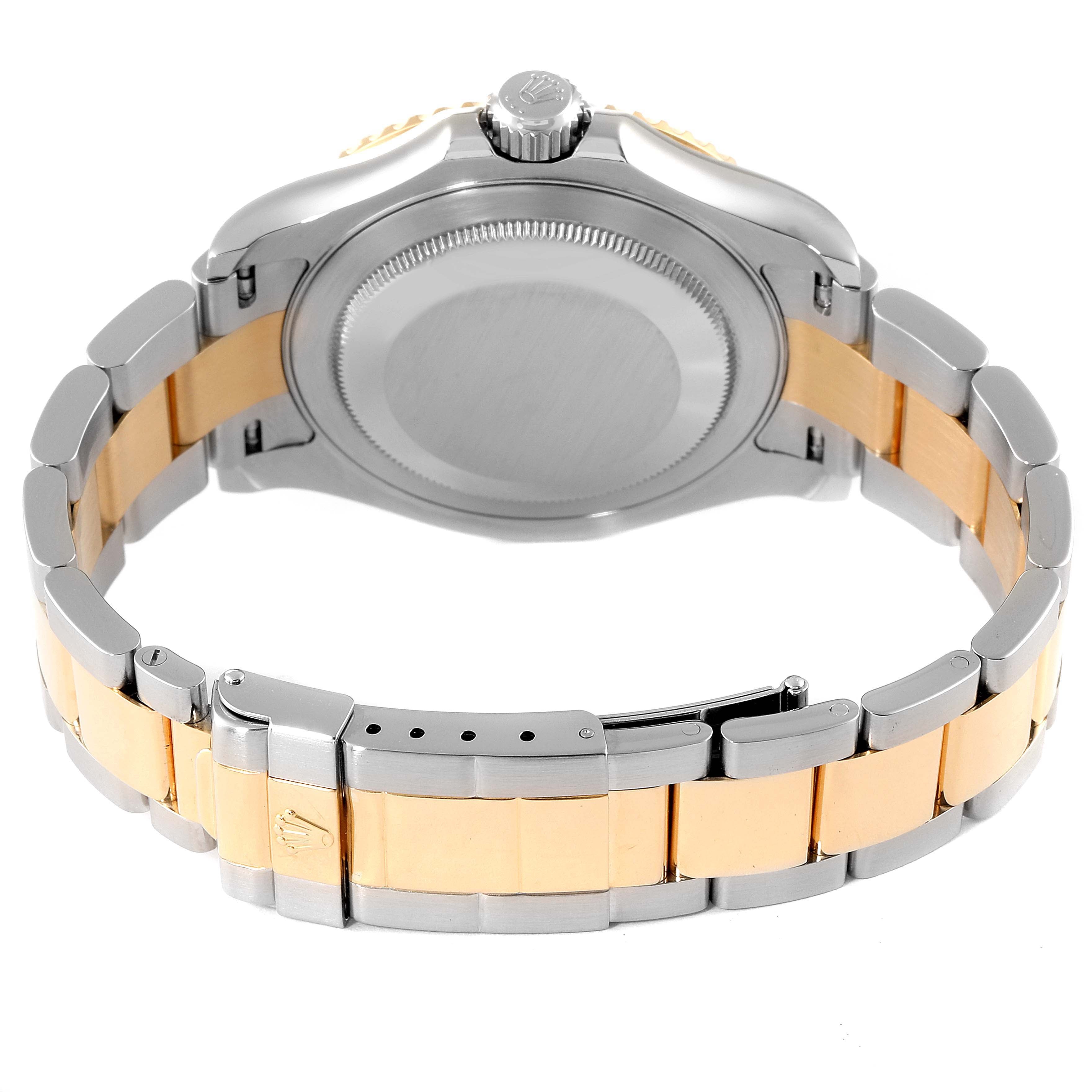 Rolex Yachtmaster 40 Steel Yellow Gold MOP Mens Watch 16623