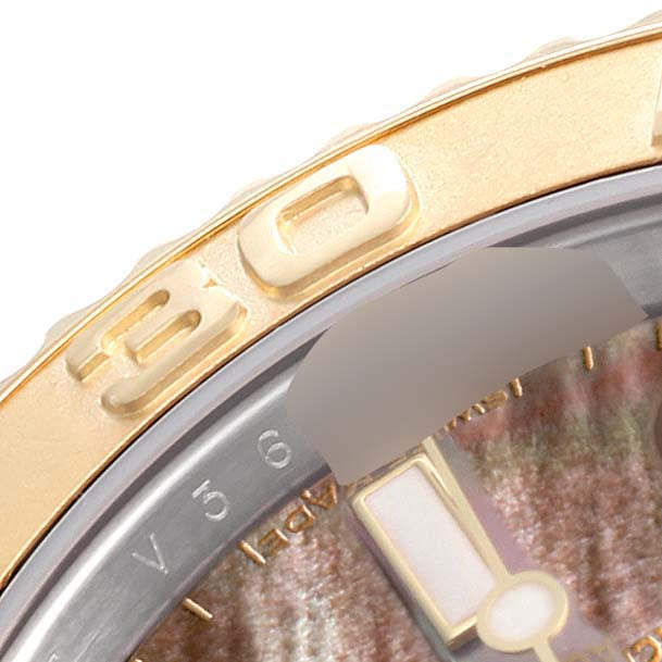 Rolex Yachtmaster 40 Steel Yellow Gold MOP Mens Watch 16623