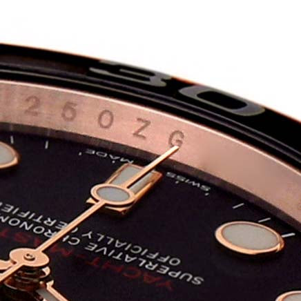 Rolex Yachtmaster 40mm Everose Gold Rubber Strap Mens Watch 126655 Box Card