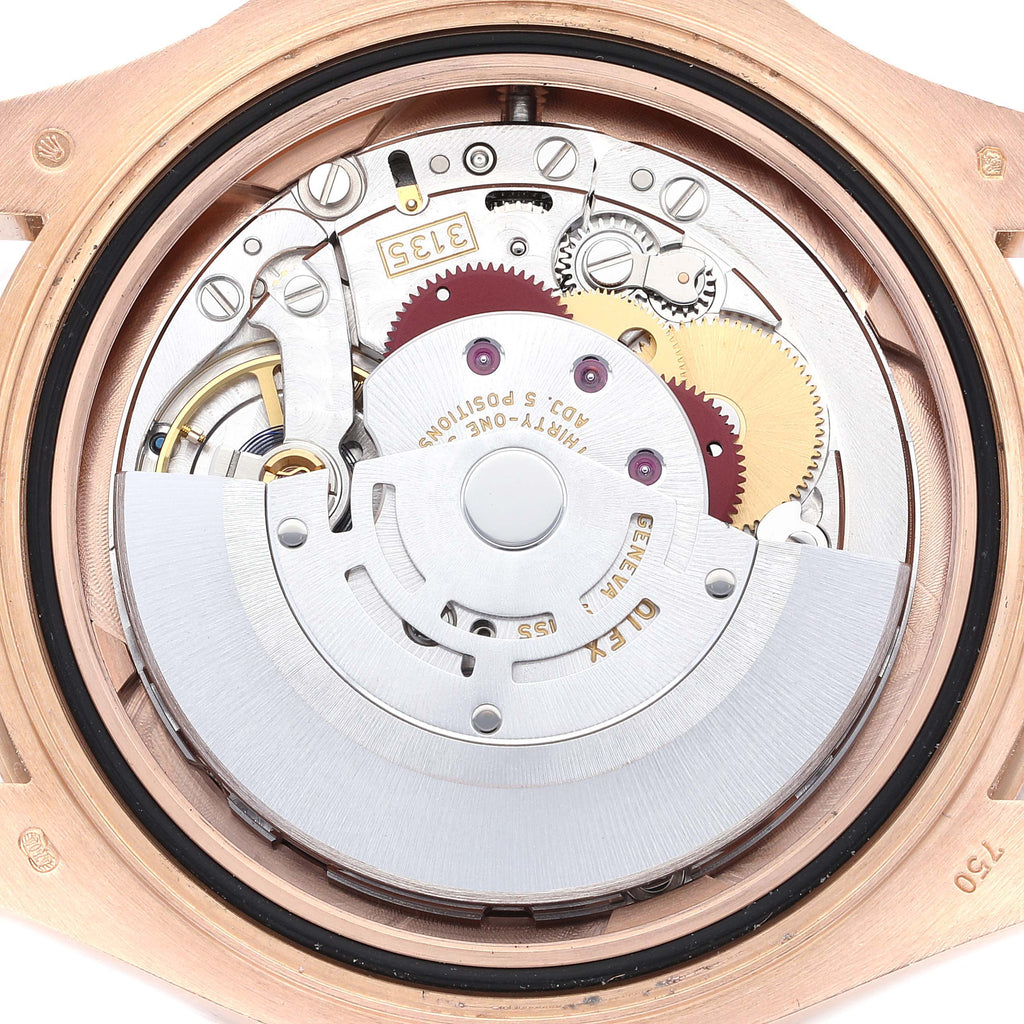 Rolex Yachtmaster 40mm Everose Gold Rubber Strap Watch 116655 Box Card