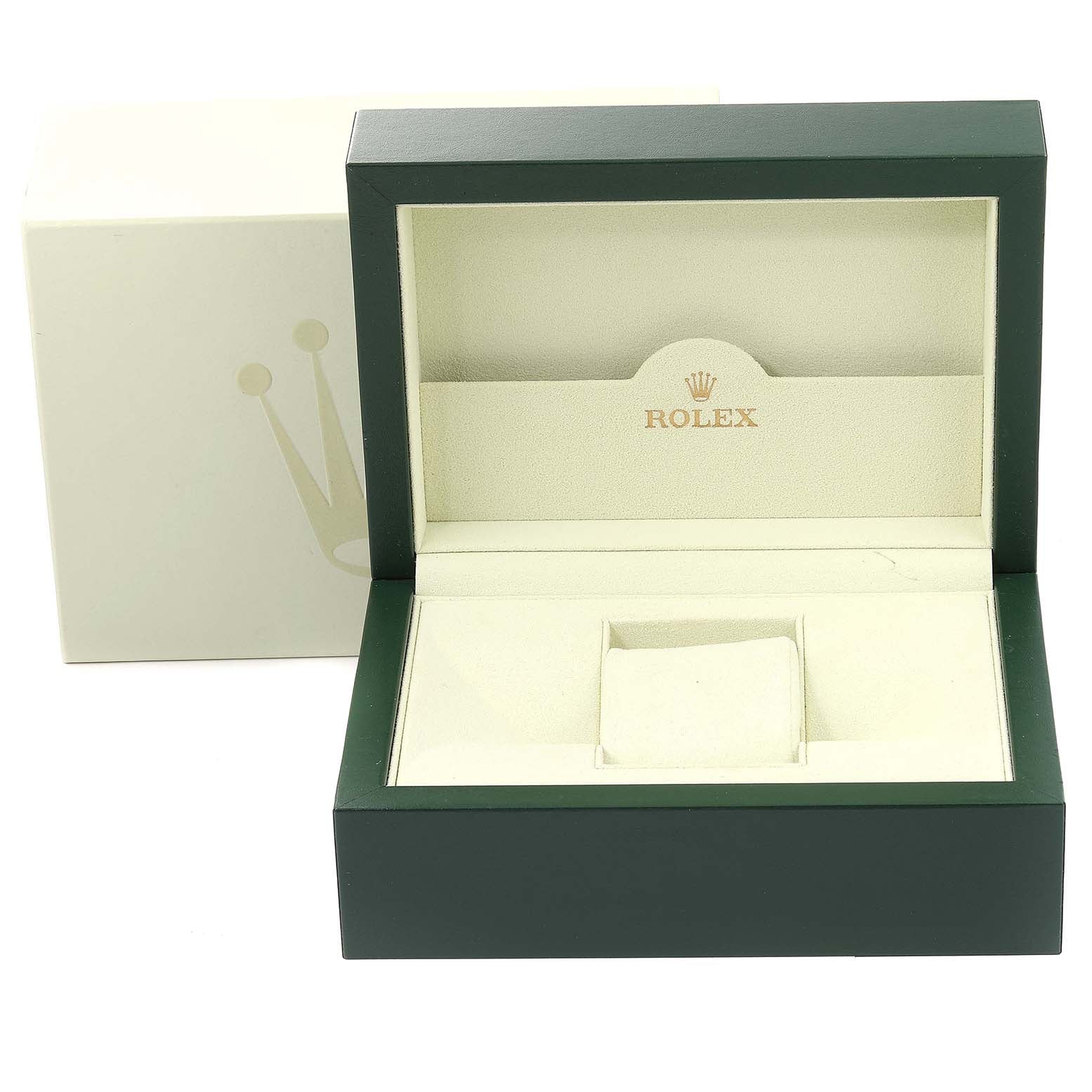 Rolex Yachtmaster 40mm Steel Platinum Dial Bezel Mens Watch 116622
