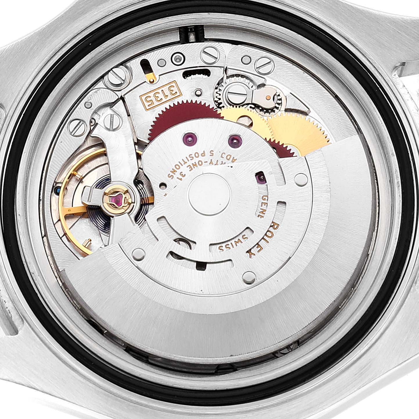 Rolex Yachtmaster 40mm Steel Platinum Dial Bezel Mens Watch 16622