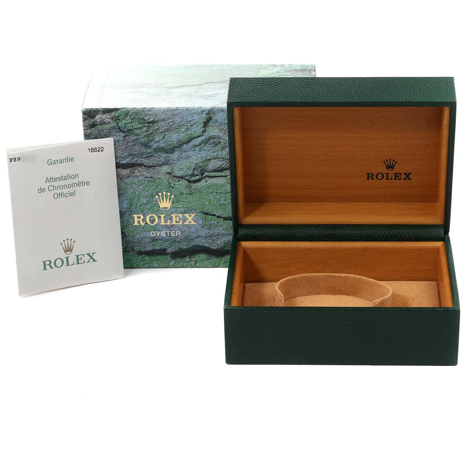 Rolex Yachtmaster 40mm Steel Platinum Dial Bezel Mens Watch 16622 Box Papers