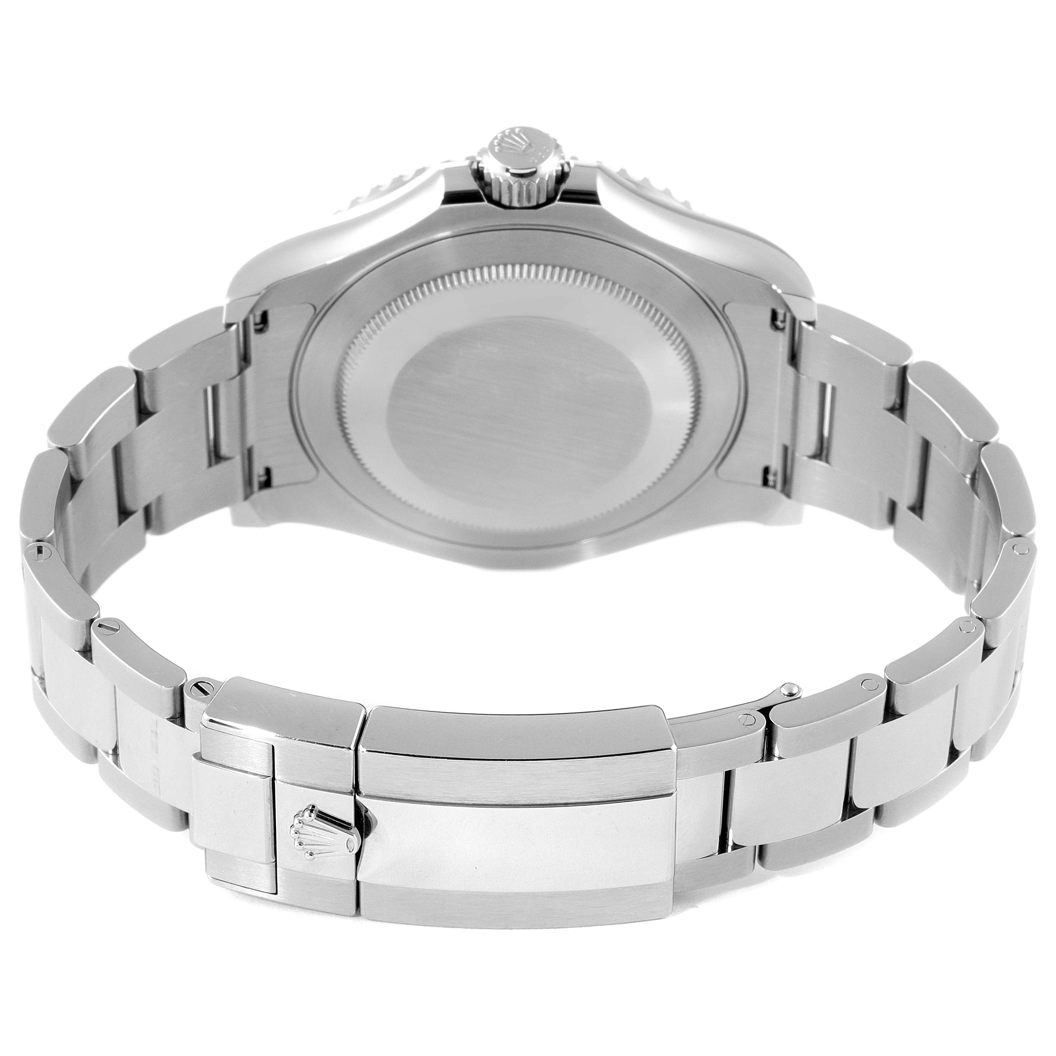 Rolex Yachtmaster Blue Dial Steel Platinum Mens Watch 126622 Unworn