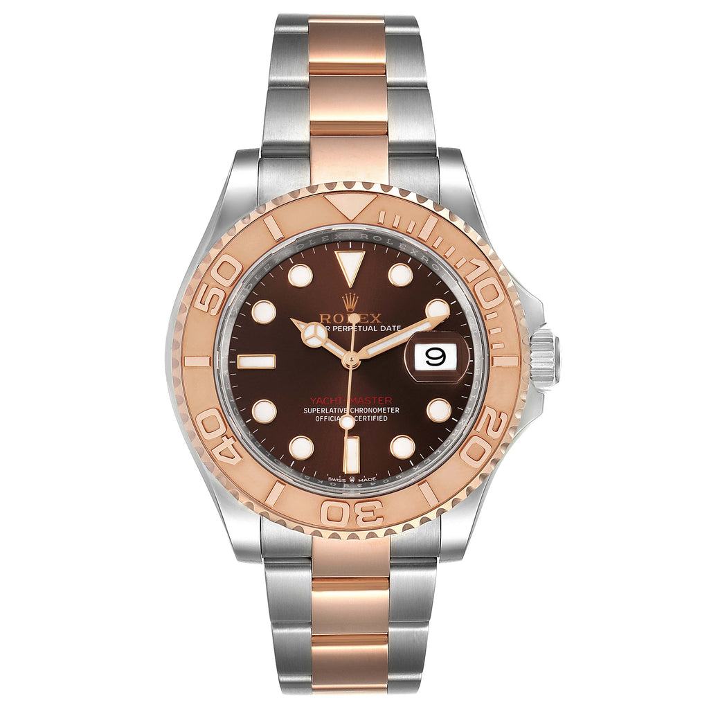 Rolex Yachtmaster Everose Gold Steel Rolesor Mens Watch 126621 Unworn