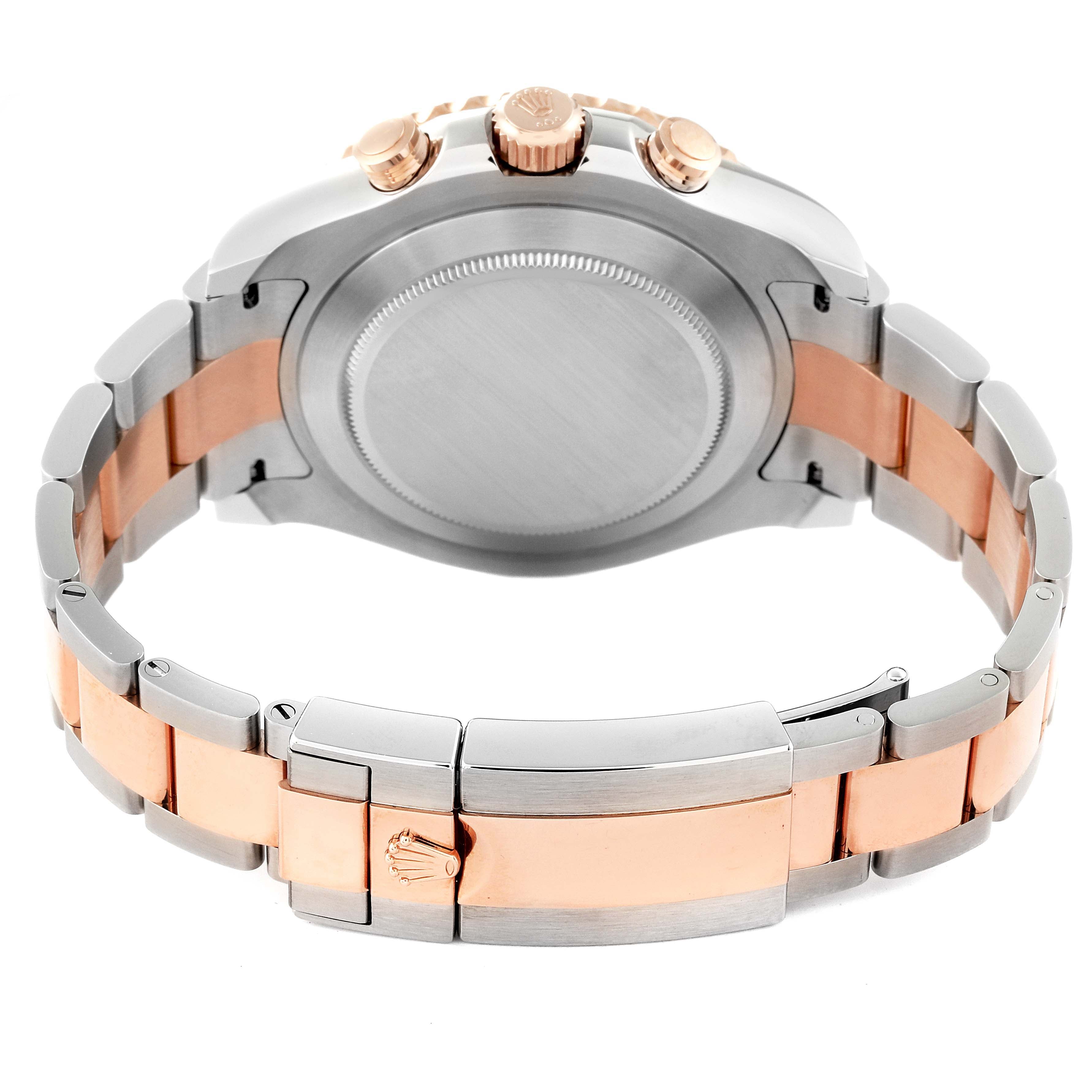 Rolex Yachtmaster II 44mm Steel Rose Gold Mens Watch 116681 Unworn