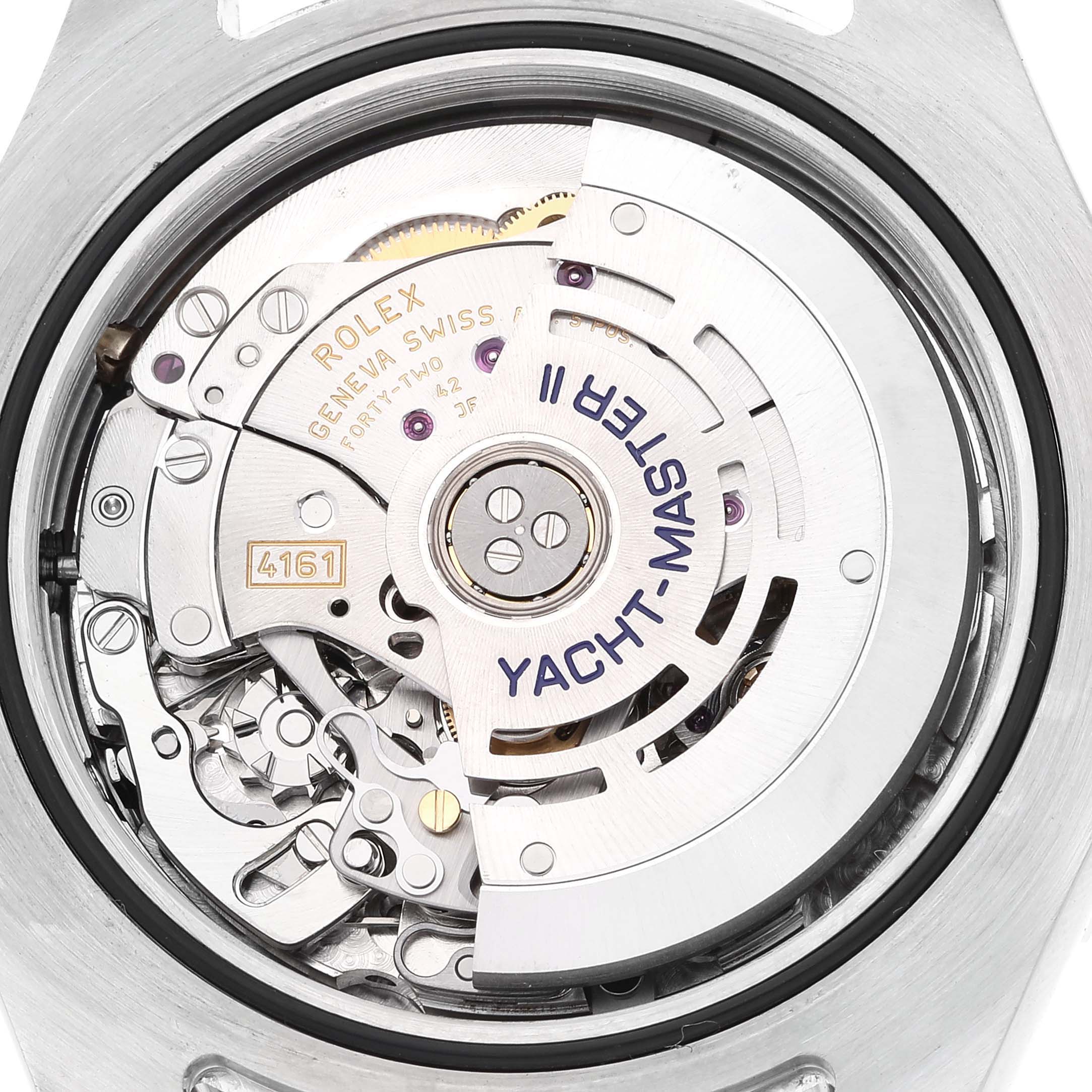 Rolex Yachtmaster II Rolesor EveRose Gold Steel Mens Watch 116681